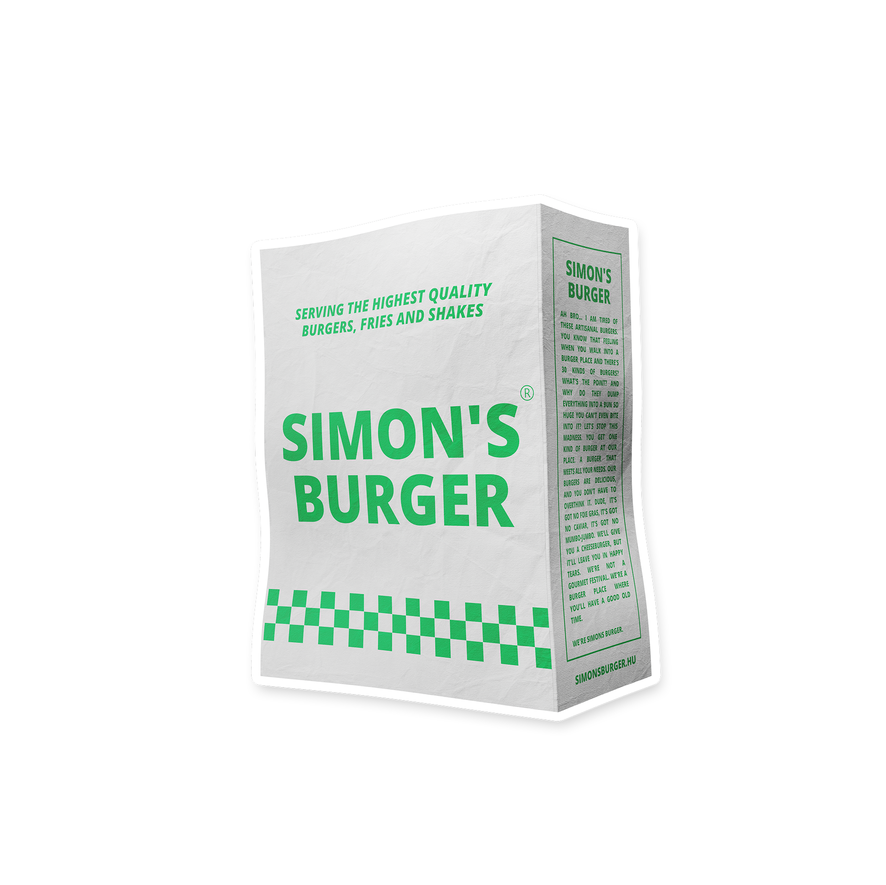 SIMON'S BAG MAGNET